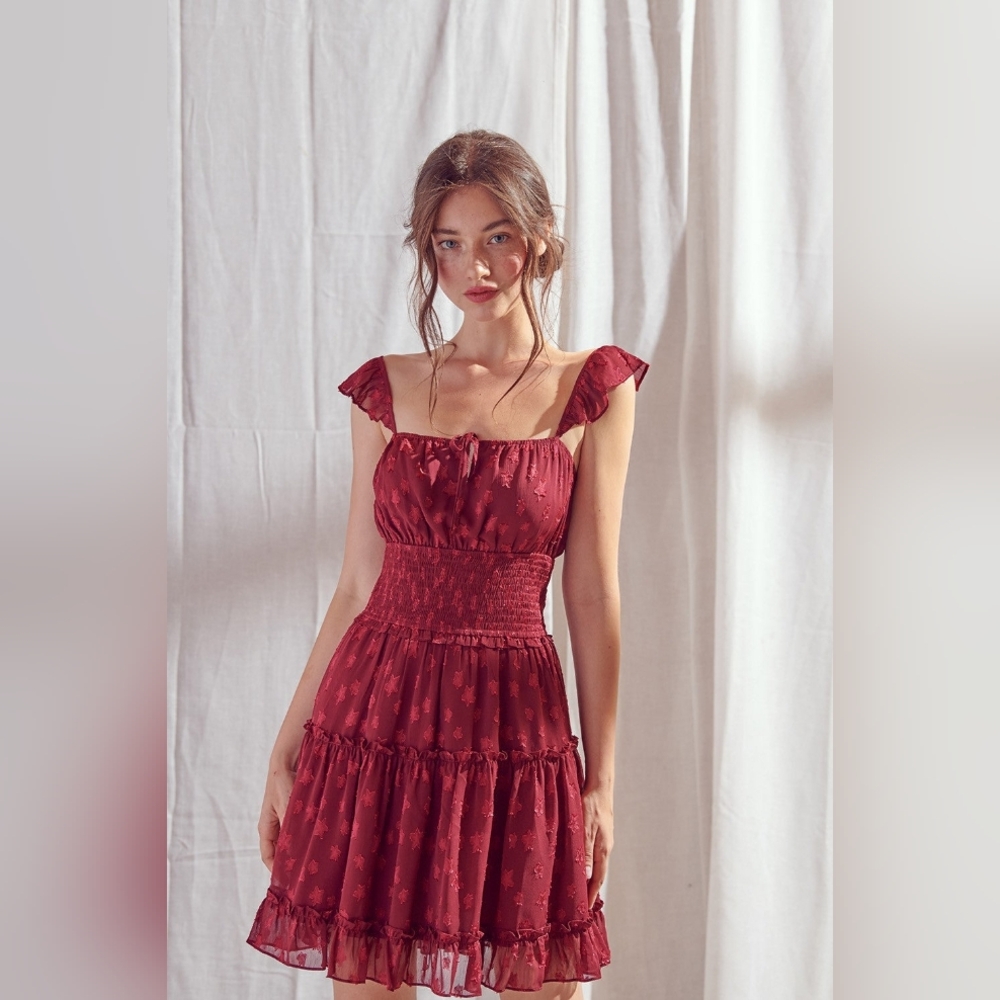 💘 Storia Lucky Star Ruffle Dress